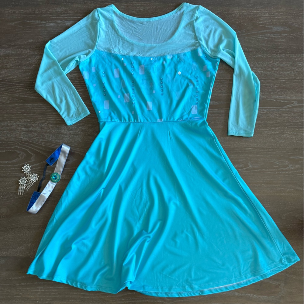 Elsa from Frozen Disney Skater Dress (RunDisney)